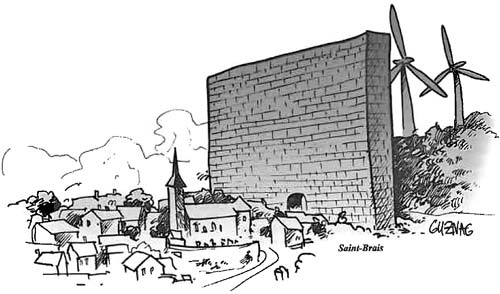 Le mur de Saint-Brais